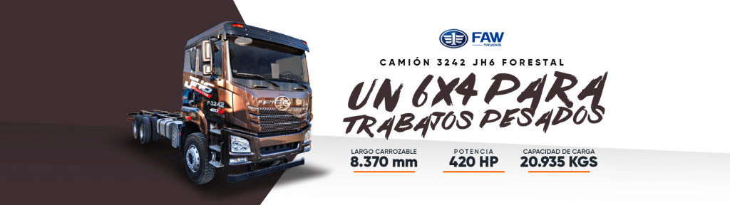 Camión F-3242 JH6 Forestal 6x4